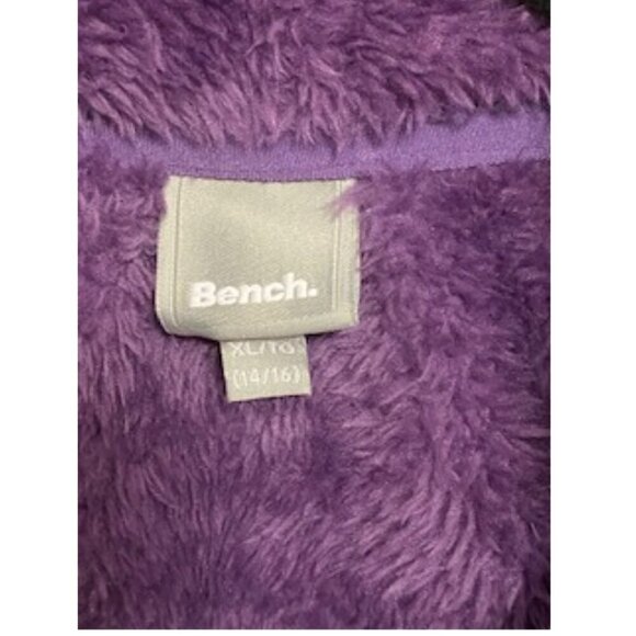 BENCH SOFT FAUX FUR JACKET GIRLS 12/14 - Picture 6 of 6